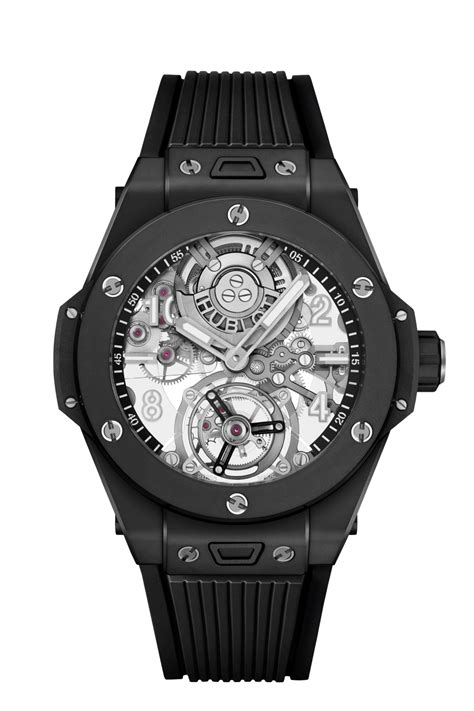 power reserve all black hublot|Big Bang Tourbillon Automatic Black Magic 45 mm.